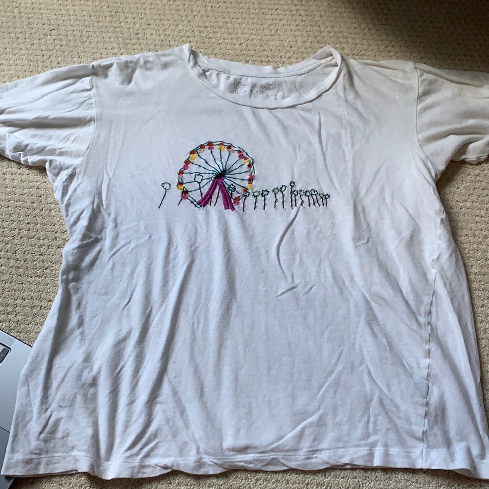 White womens t shirt